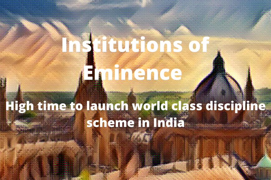High time to launch world class discipline scheme in India